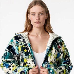 DC Shoes Wild Project Waterproof Snow Jacket • Youth L • Graphic Print